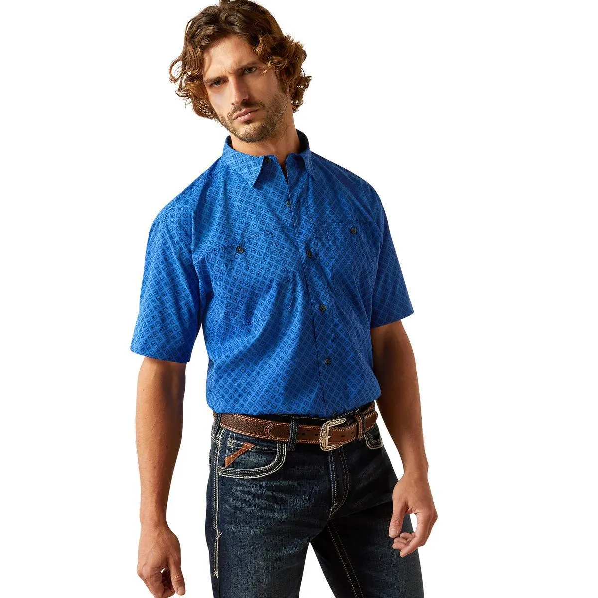 Ariat Men's 360 Airflow Short Sleeve Classic Fit shirt