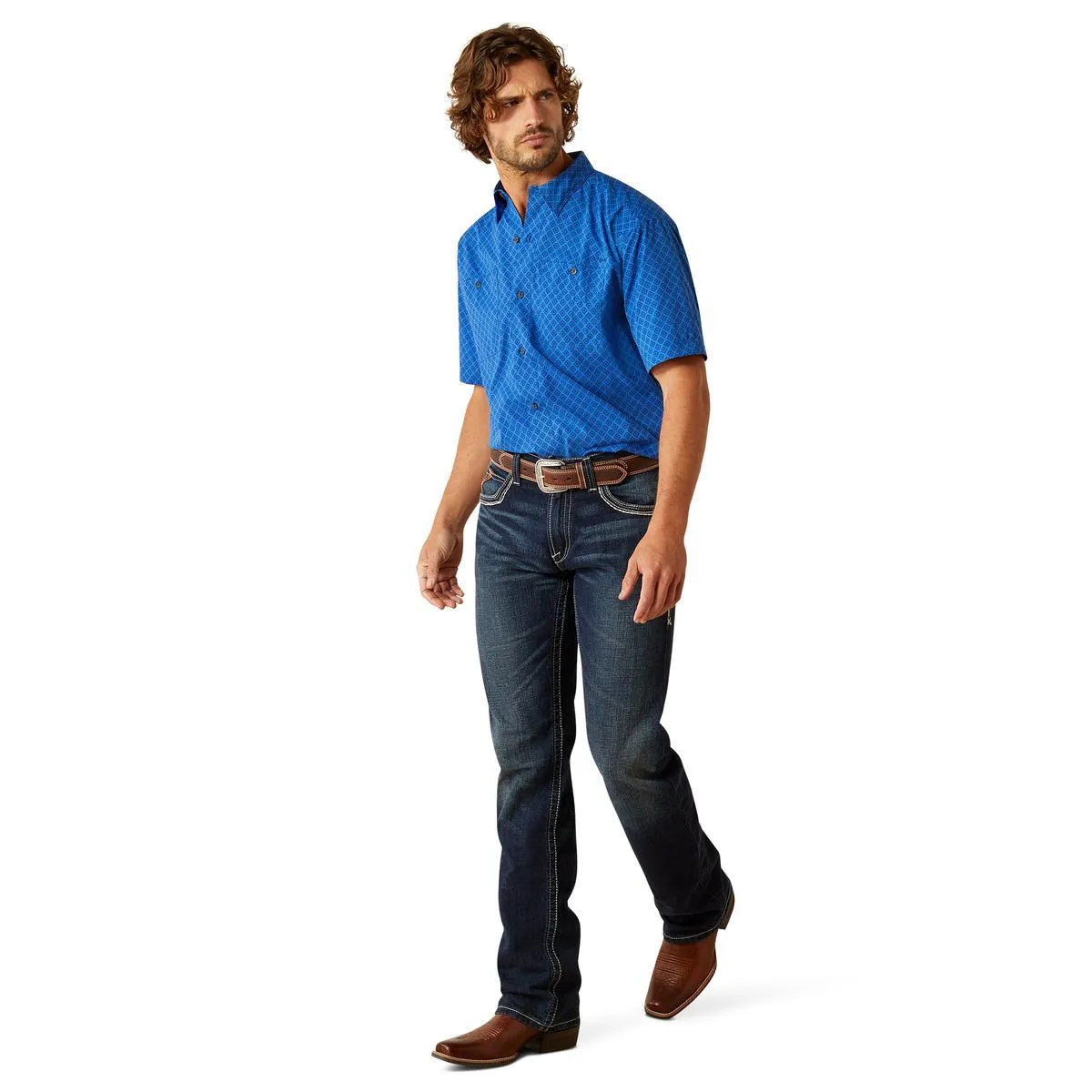 Ariat Men's 360 Airflow Short Sleeve Classic Fit shirt