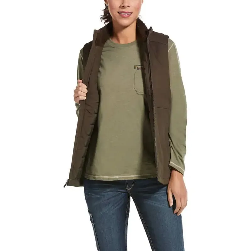 ARIAT - Women's - Rebar DuraCanvas Insulated Vest, Wren