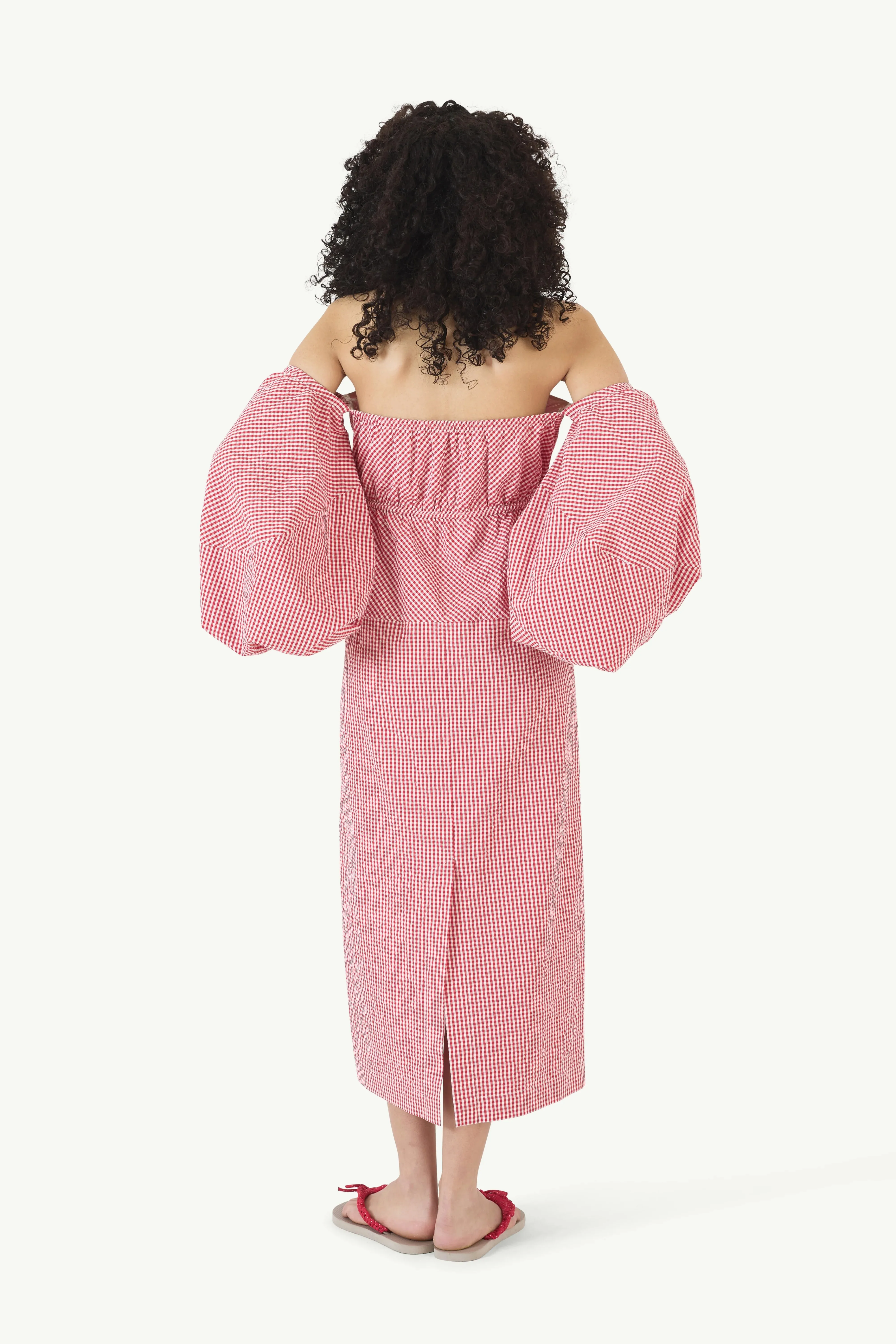 Balloon Sleeve Dress