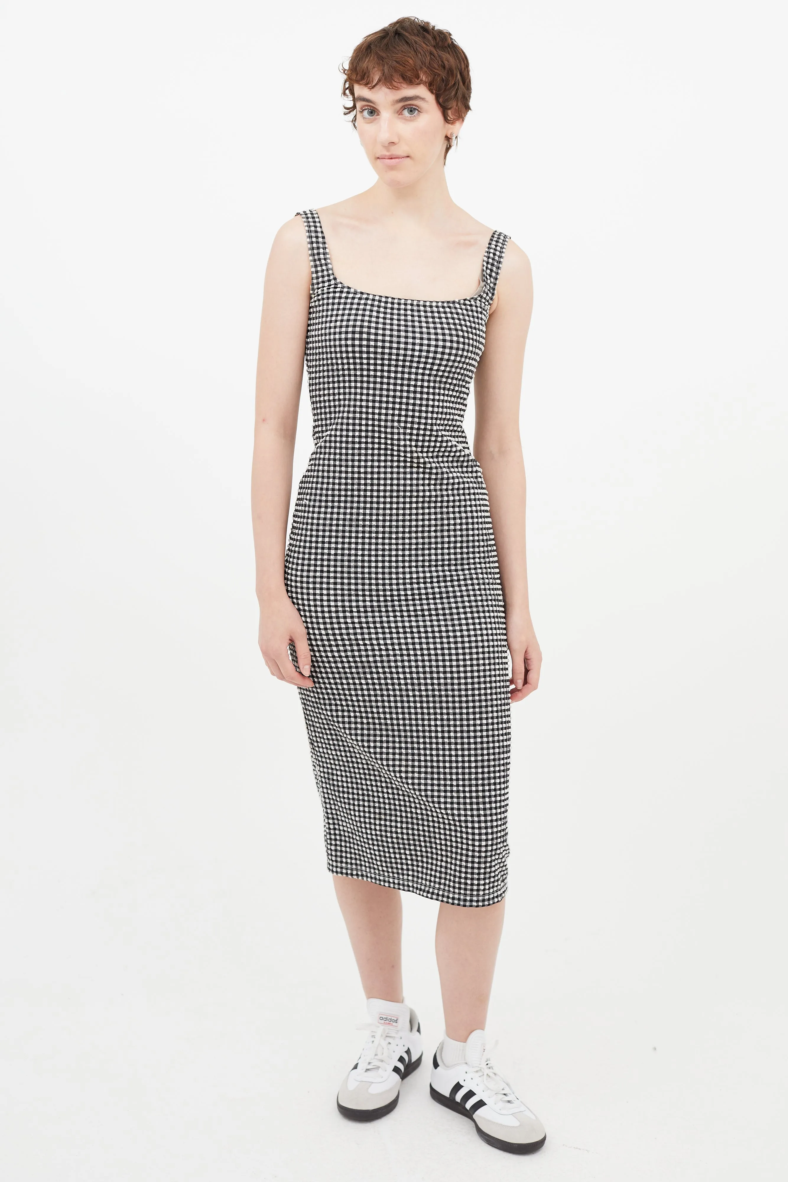 Black & White Gingham Salma Dress