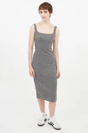 Black & White Gingham Salma Dress