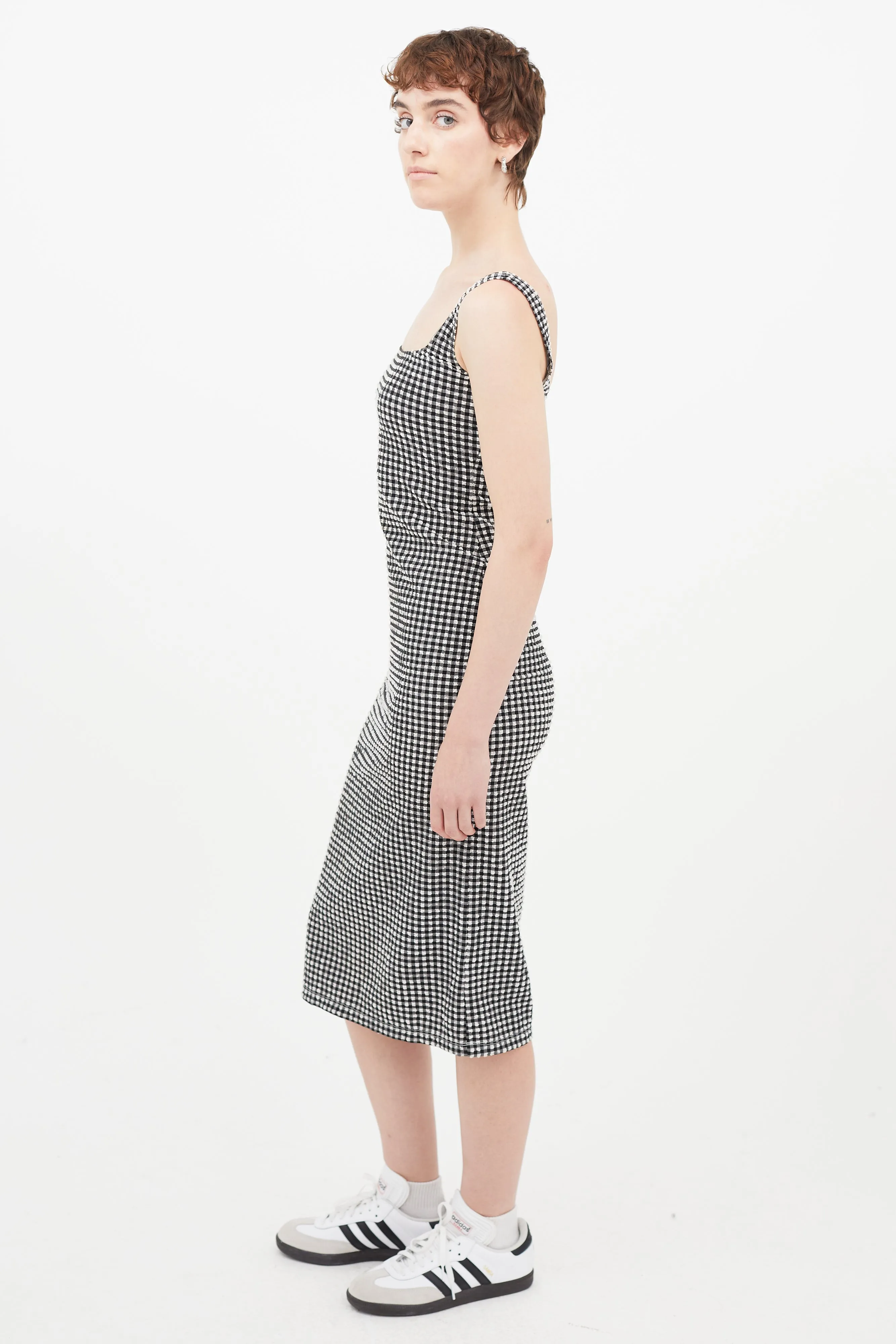 Black & White Gingham Salma Dress