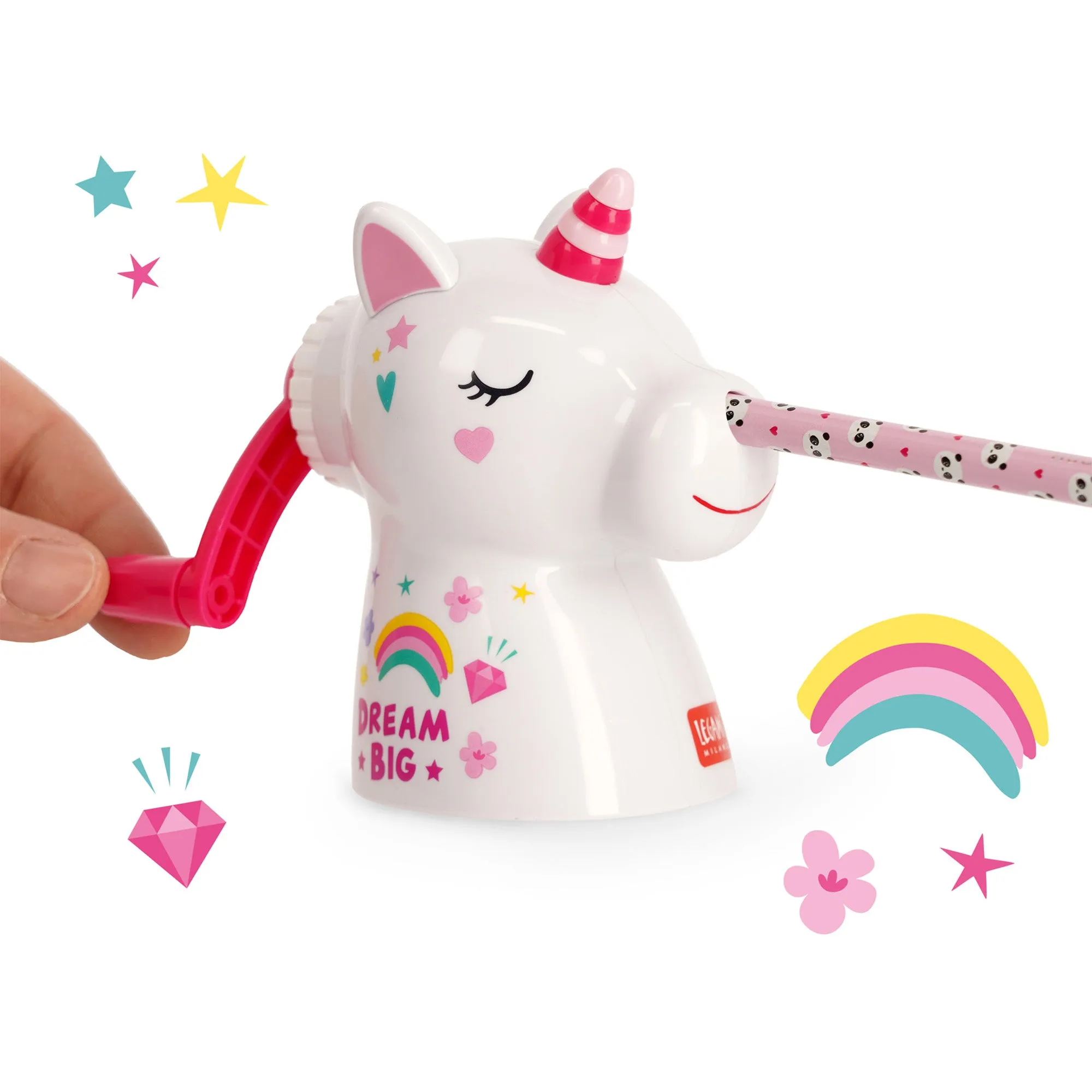 Dream Big Unicorn Pencil Sharpener