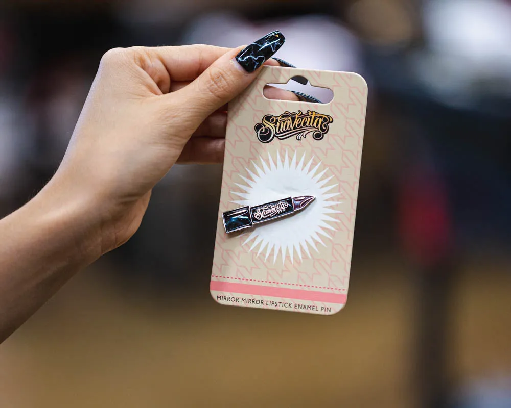 Mirror Mirror Lipstick Enamel Pin