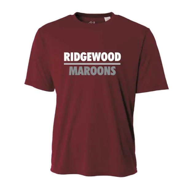 MOISTURE WICKING T-SHIRT / MAROON