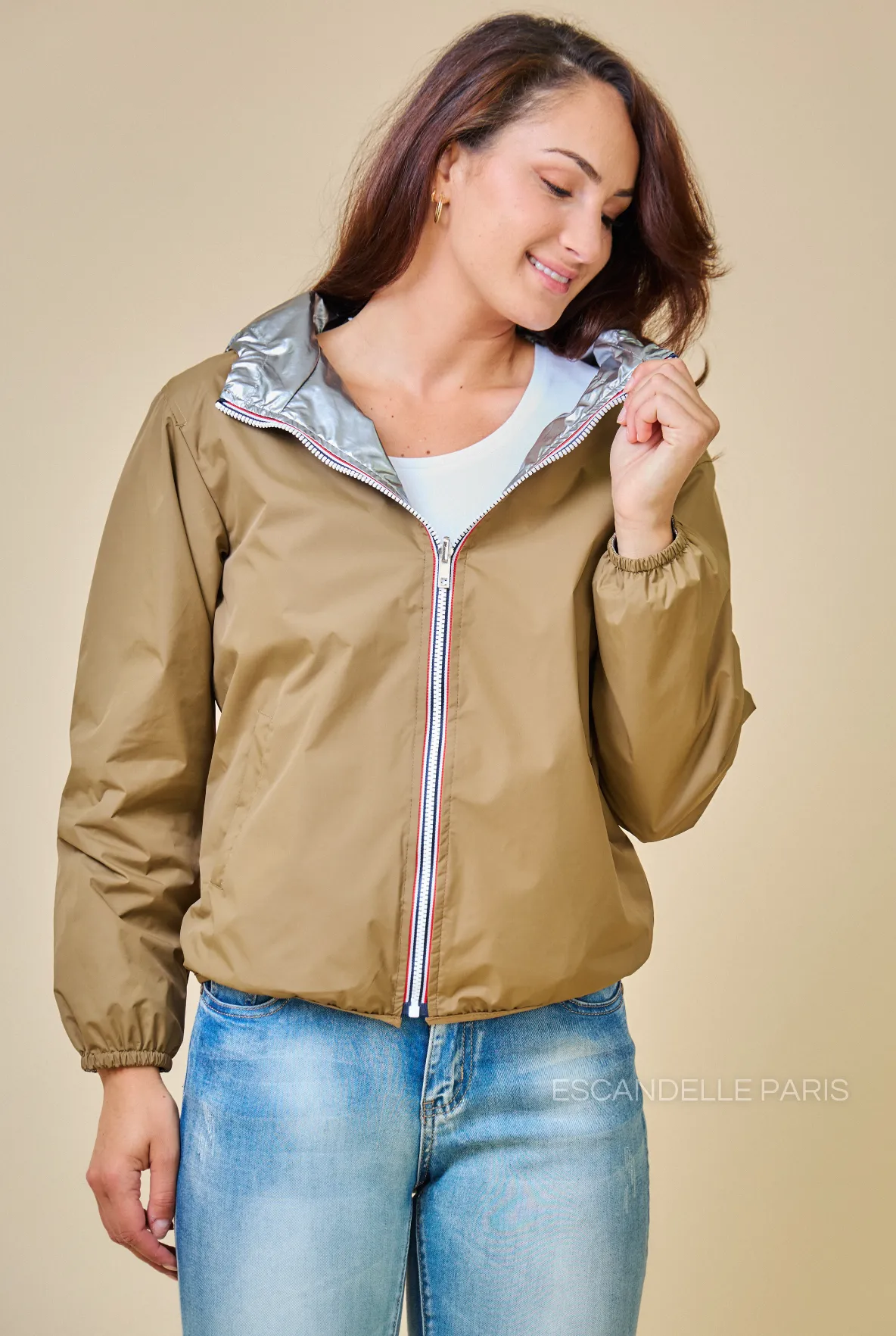 NAÉ - Parka Courte Imperméable Réversible
