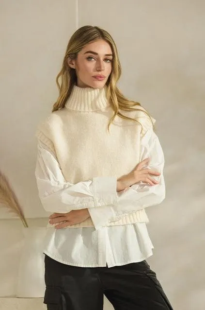 Only You Oversized Turtle Neck Sweater