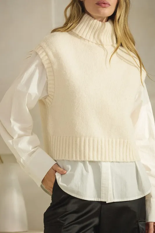 Only You Oversized Turtle Neck Sweater