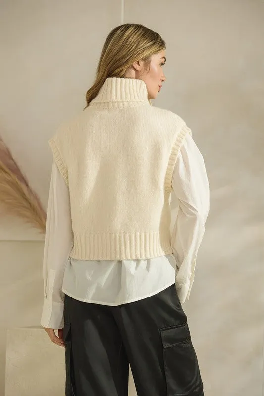 Only You Oversized Turtle Neck Sweater