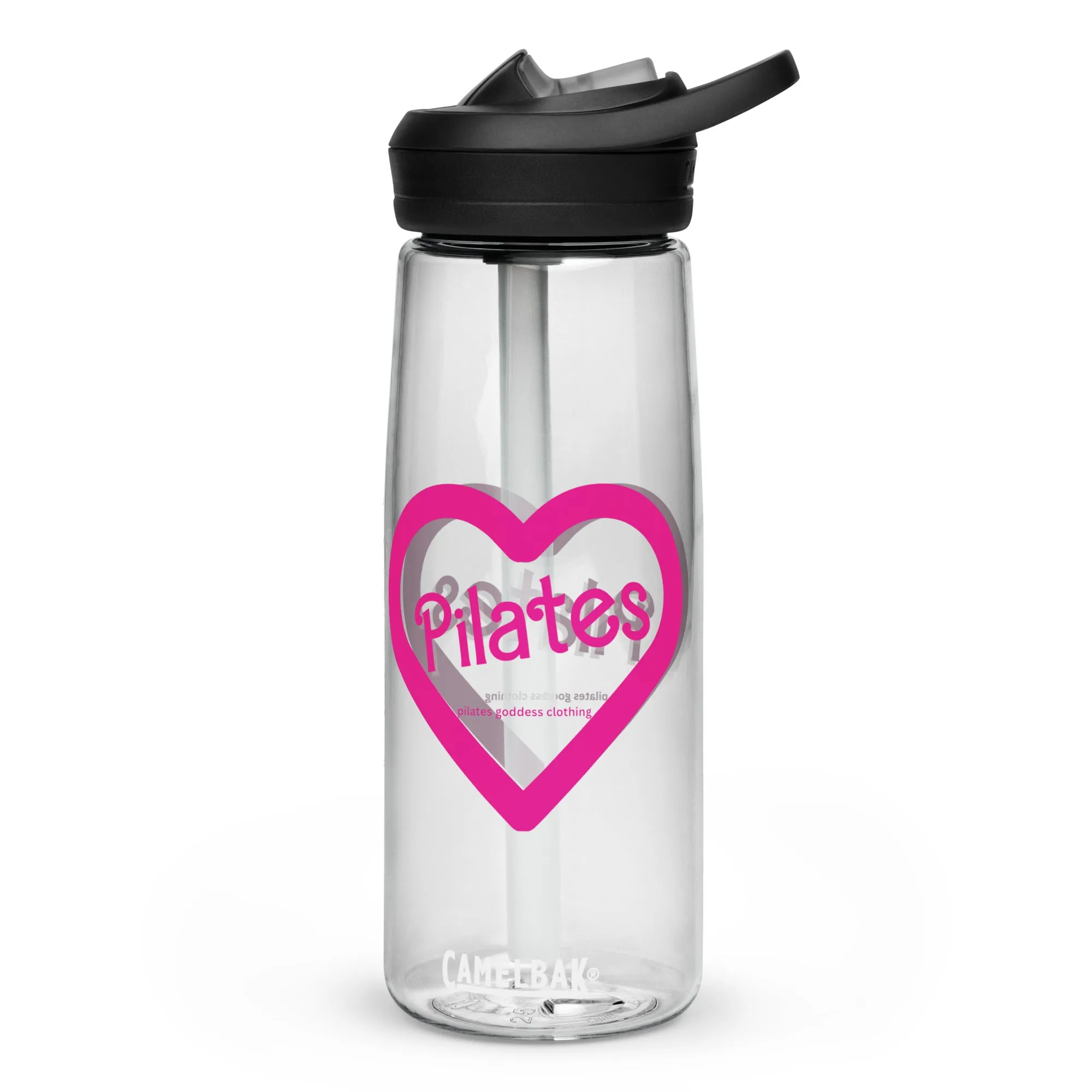 Pilates Heart water bottle