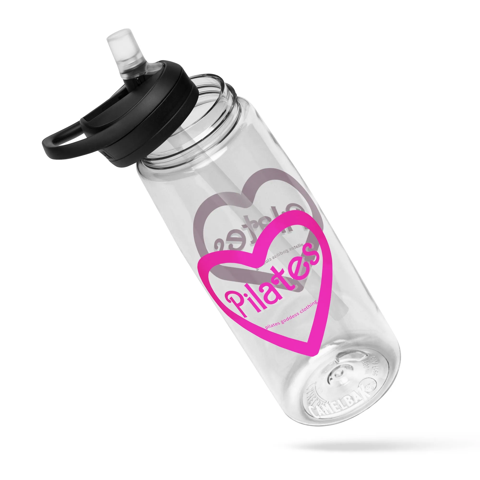 Pilates Heart water bottle