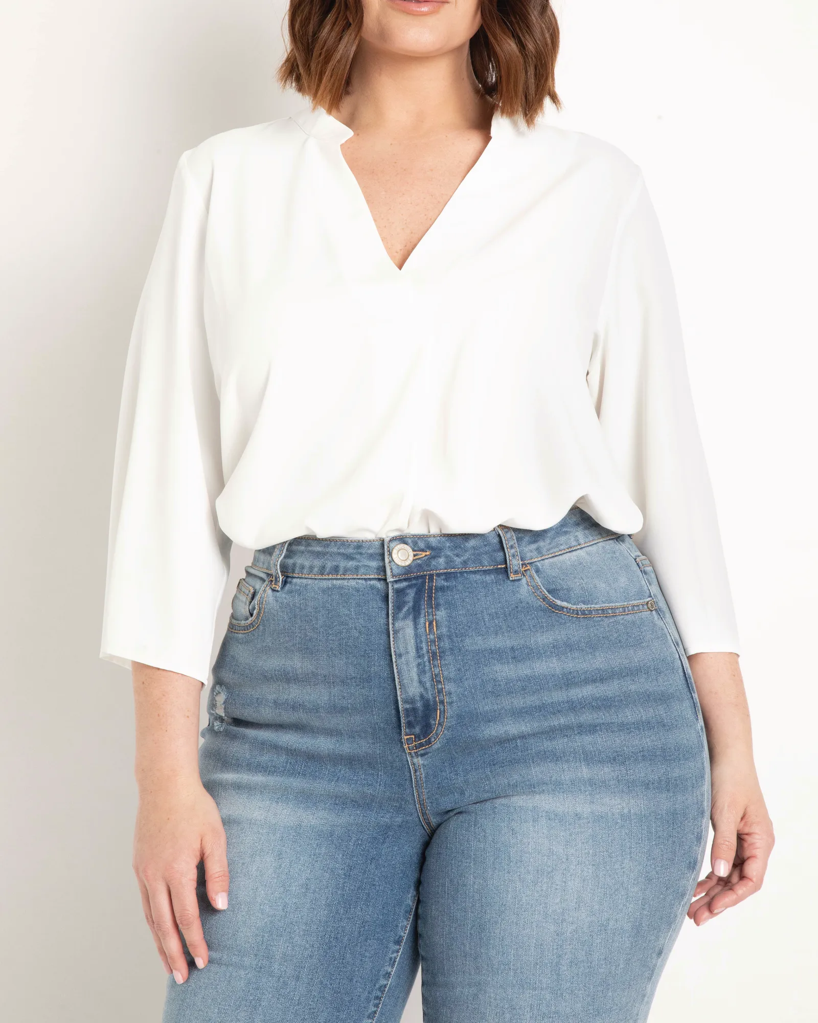 Piper Boxy Tunic | Soft White