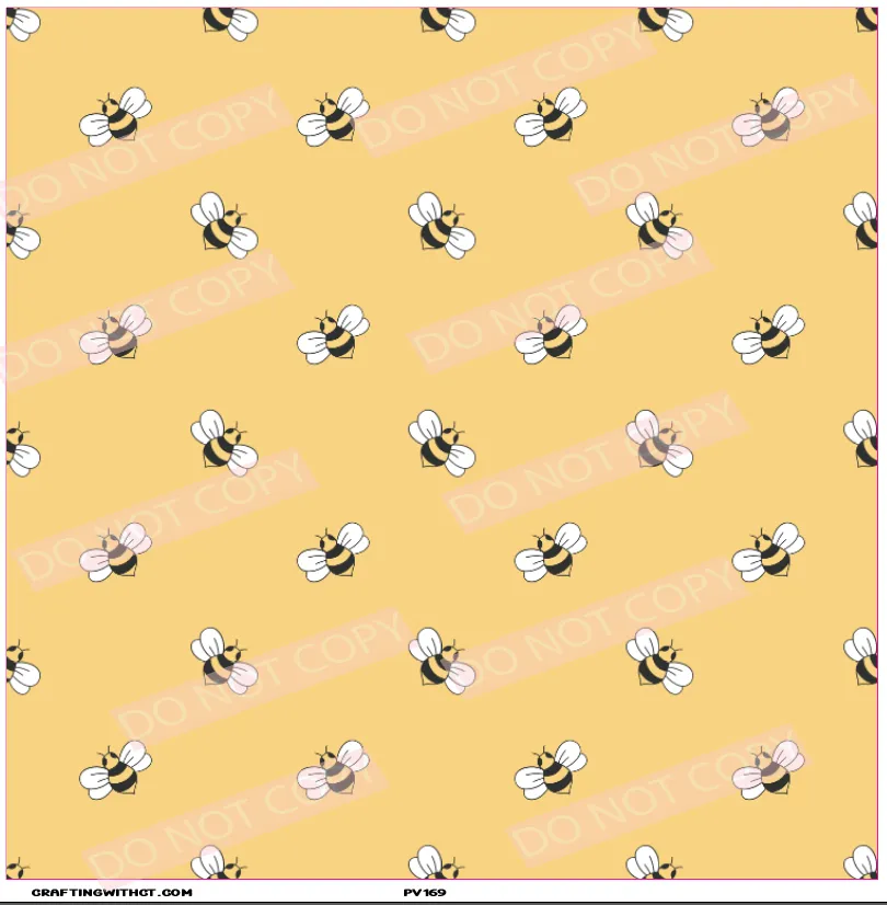 PV169 minimalist bees sheet