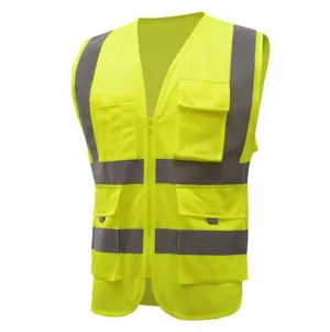 Reflective Vest High Quality High Visibility Working Clothes Motorcycle Cycling Running Sport Outdoor Reflective Safety Clothing