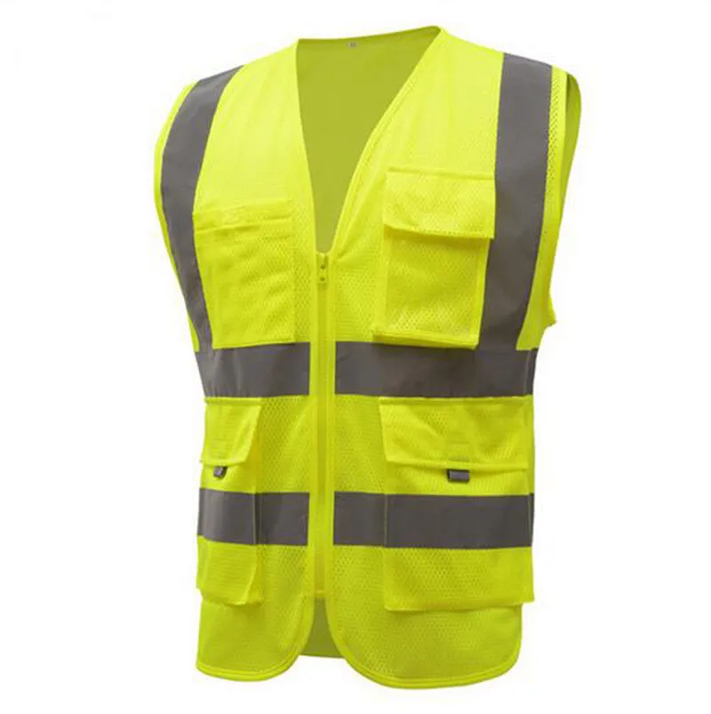 Reflective Vest High Quality High Visibility Working Clothes Motorcycle Cycling Running Sport Outdoor Reflective Safety Clothing