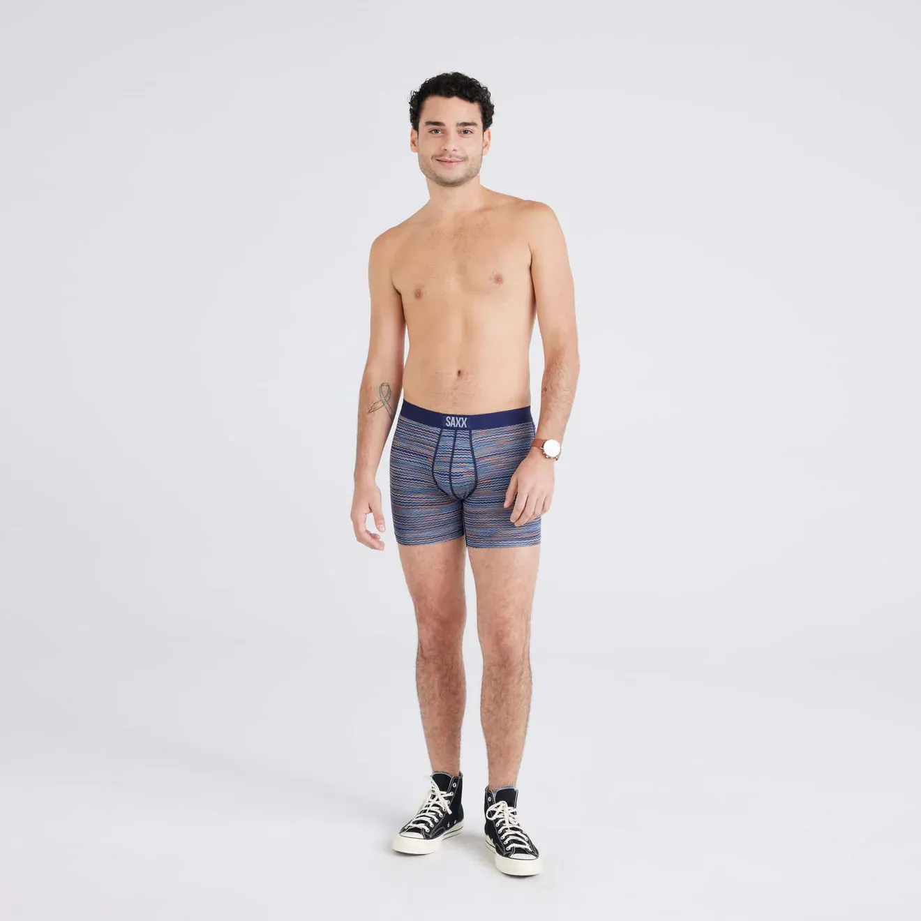 SAXX Vibe Super Soft Boxer Brief - Wavelength Spacedye - Mrtme - SXBM35 - WVL