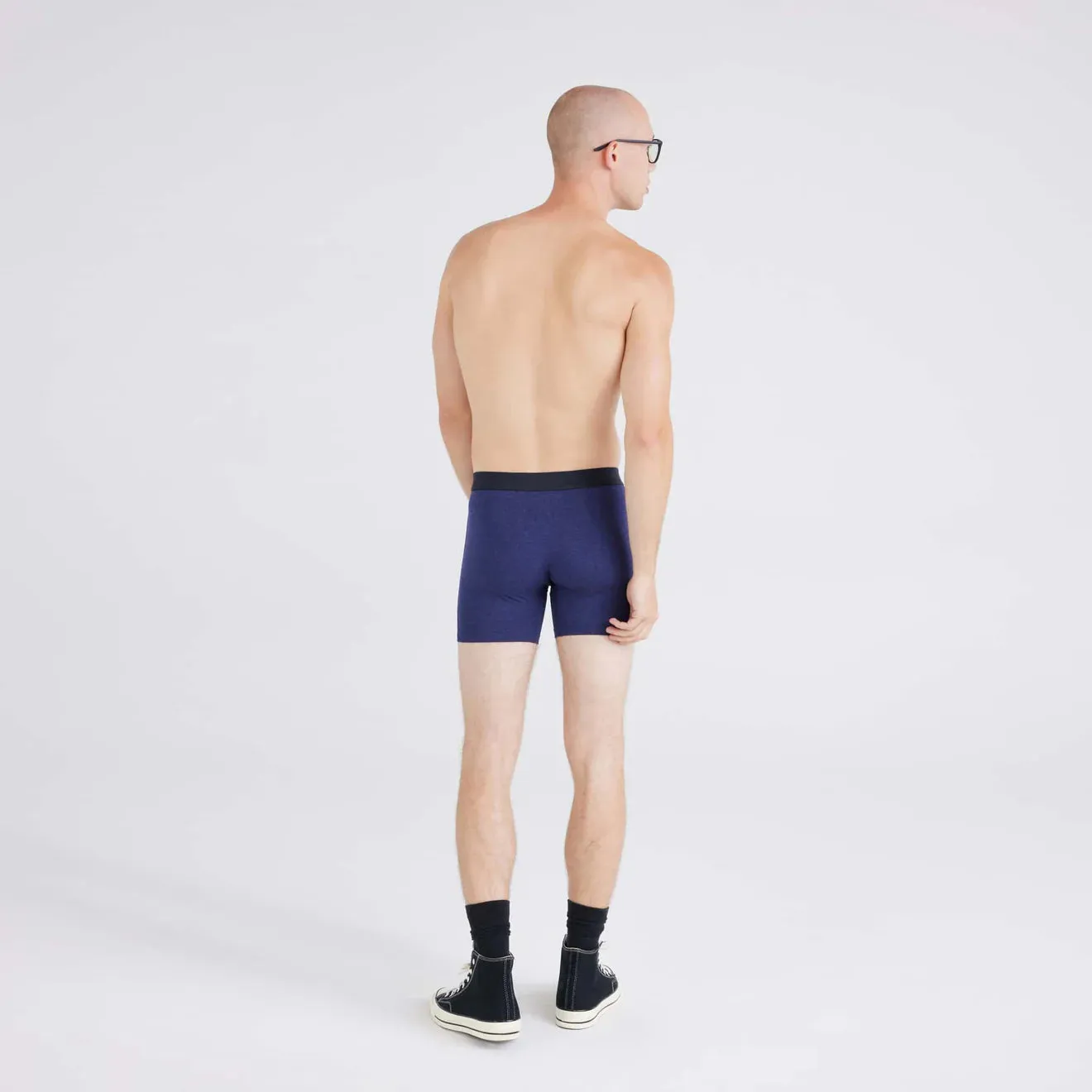 SAXX Vibe Xtra Boxer Brief Fly - Astro Blue - Heather - SXVX24F - ABH