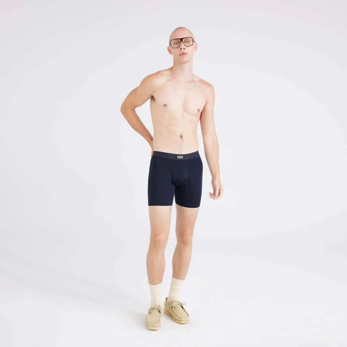 SAXX Vibe Xtra Boxer Brief Fly - Black - SXVX24F - BLK