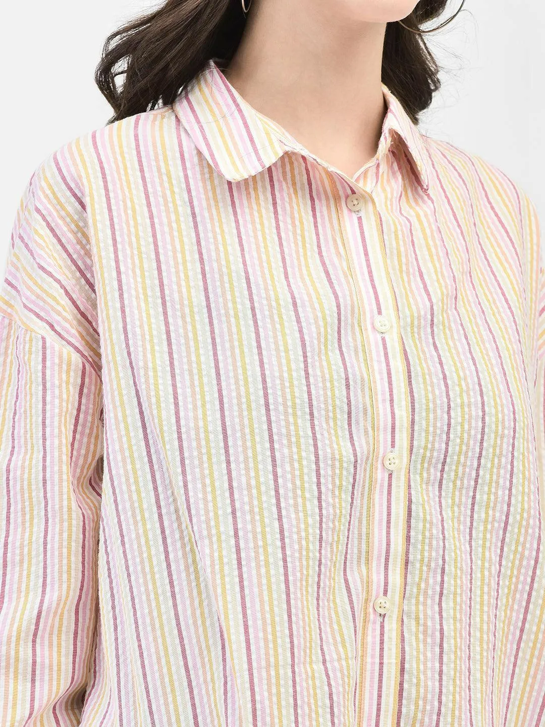 SWEET CANDY SEERSUCKER SHIRT